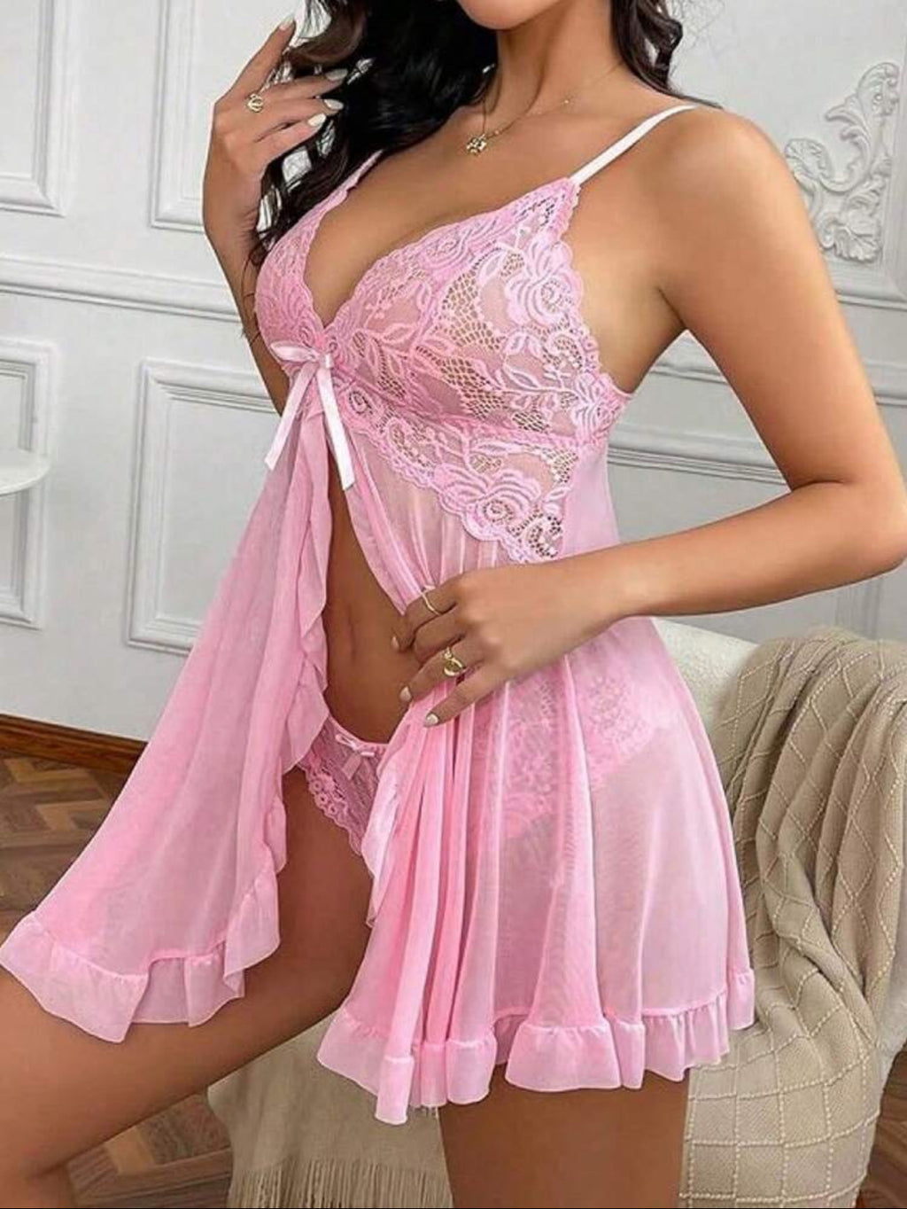 Toz Pembe Düşler gecelik