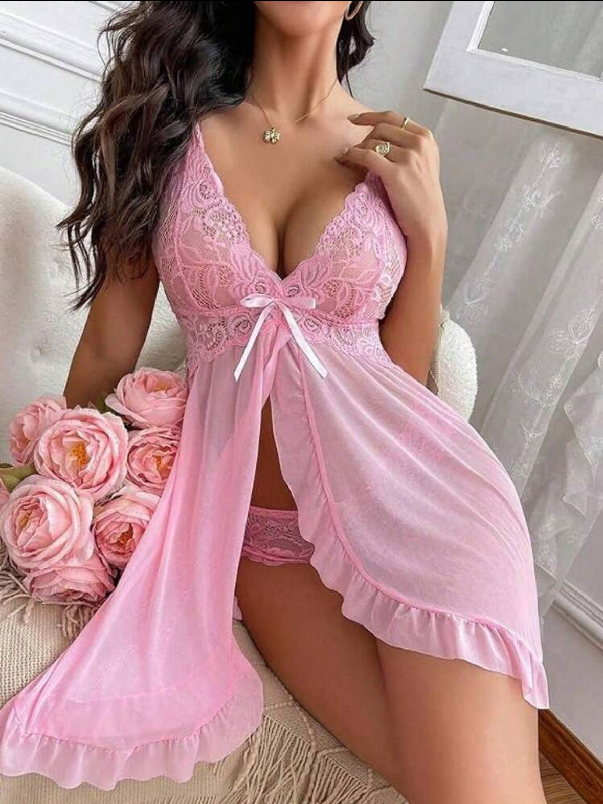 Toz Pembe Düşler gecelik