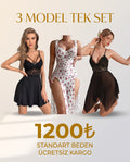 Gece Masalı 3'lü Set & Tanga Hediye