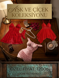 Red Passion & Floral Elegance Set (+ Tanga Hediyeli)